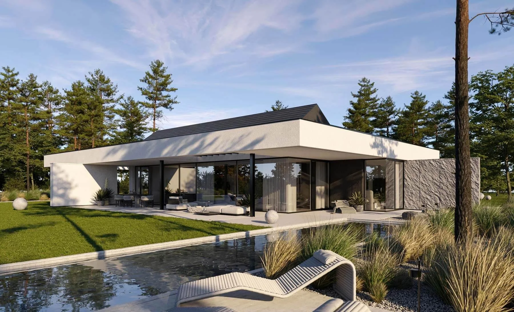 Projekty domów parterowych